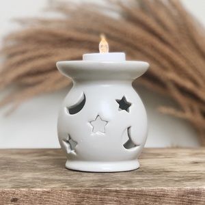 White🌙 ⭐️Candle Holder Wax Melter